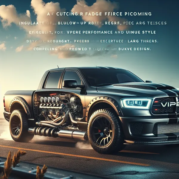 The Iconic Ram SRT-10: A Beast on Wheels